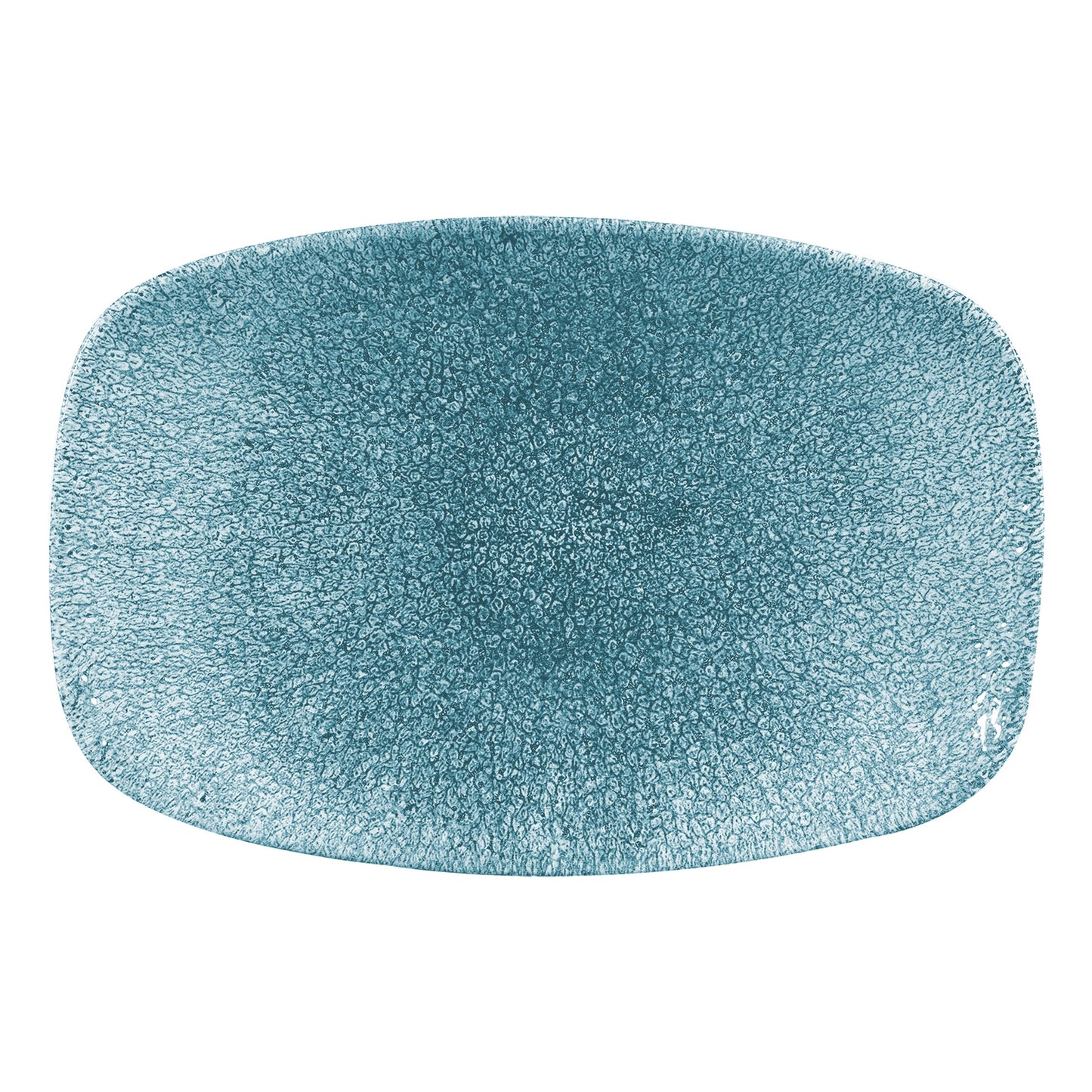 Vassoio Rettangolare Raku Blu Cm.23,7x15,7 - Confezione da 12 Pz.