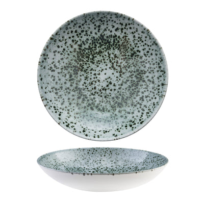 Piatto Fondo Studio Prints Mineral Verde Ø Cm.24,8 - Confezione da 12 Pz.