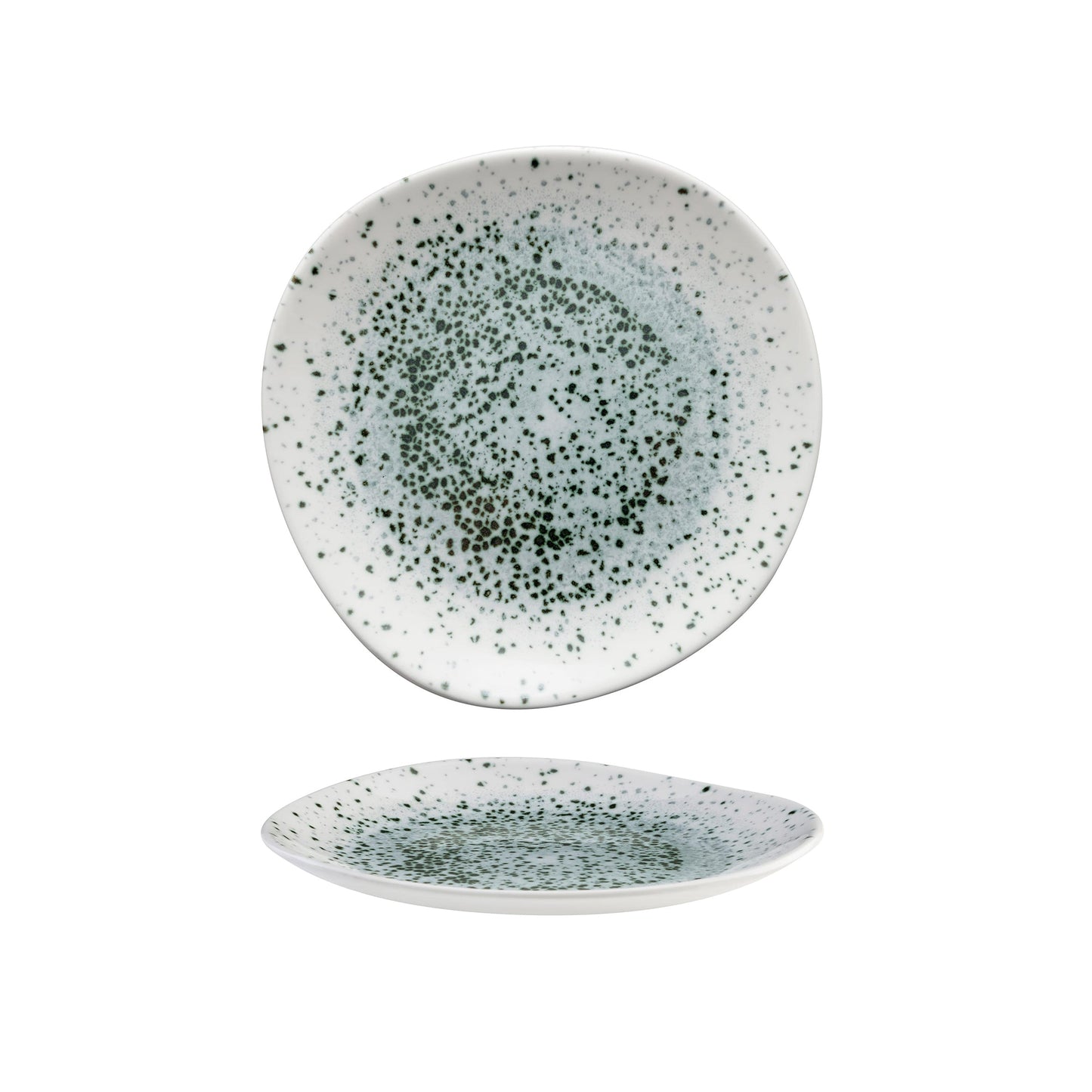 Piatto Frutta Studio Prints Mineral Organic Verde Ø Cm.21 - Confezione da 12 Pz.