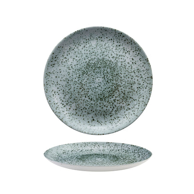 Piatto Frutta Studio Prints Mineral Verde Ø Cm.21,7 - Confezione da 12 Pz.