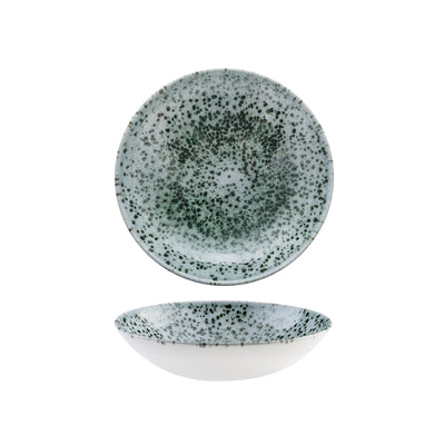 Piatto Fondo Studio Prints Mineral Verde Ø Cm.18,2 - Confezione da 12 Pz.