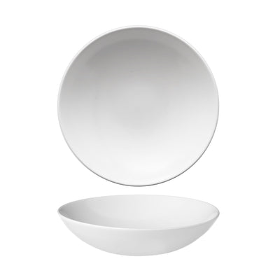 Piatto Fondo/Coppa Vellum Bianco Ø Cm.18,2 - Confezione da 12 Pz.