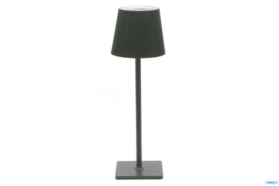 PLISSE-LAMPADA TAVOLO LED CM.10XH.34 NERA