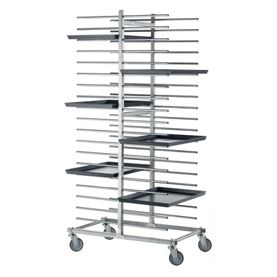 Carrello Porta Teglie 51X86X172 Bz-4U