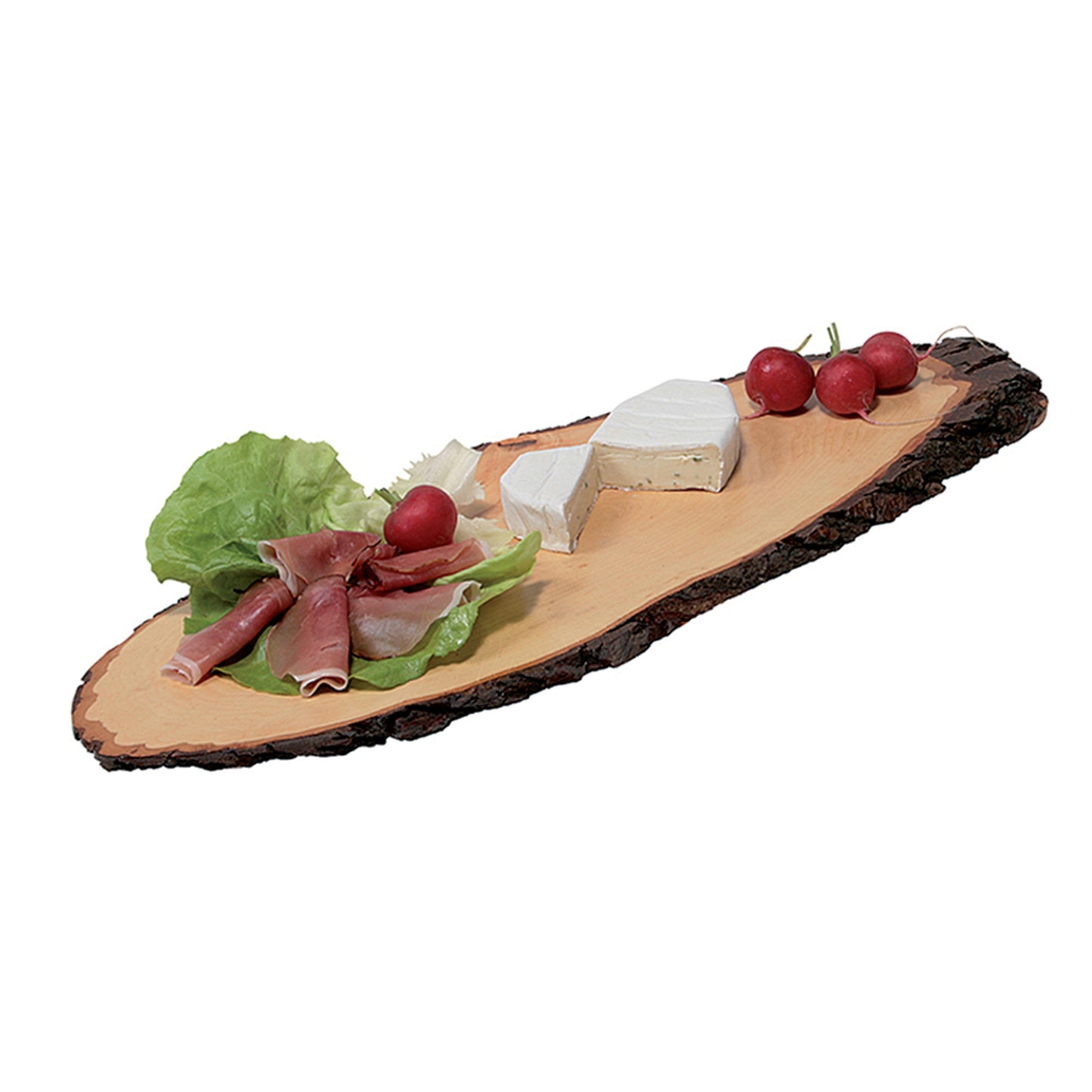 Tagliere Legno Ontano 60-69X21H1,8 -5-