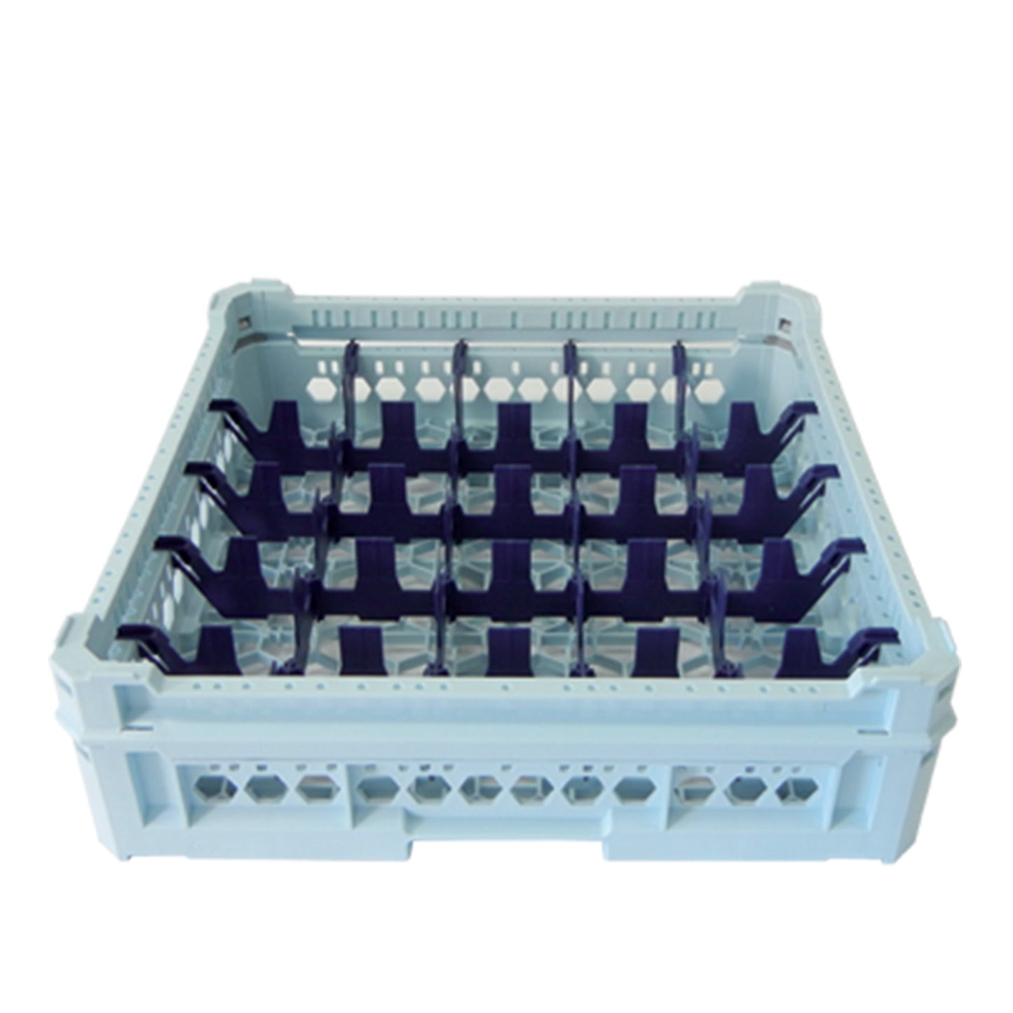 Cesta X Bicchieri 25 Scomp.Blu Kit2 5X5