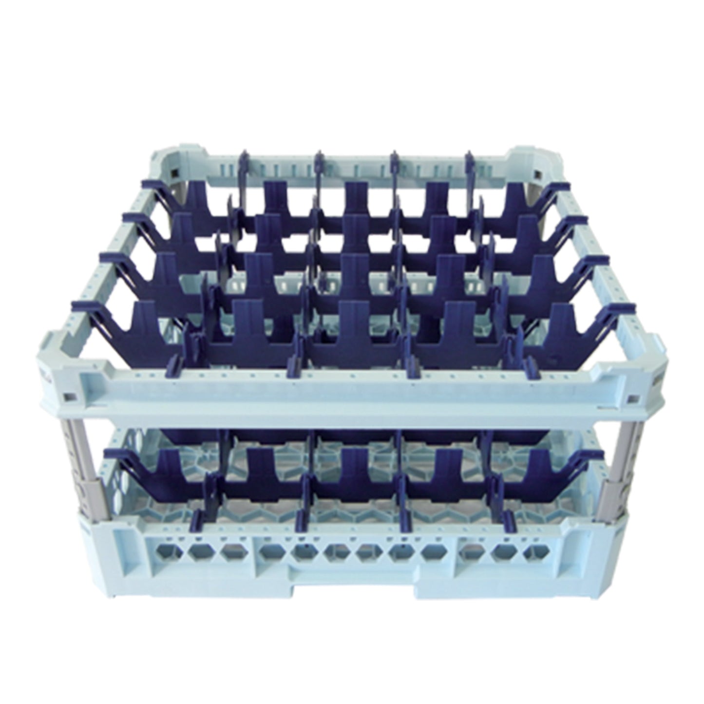Cesta X Bicchieri 25 Scomp.Blu Kit3 5X5