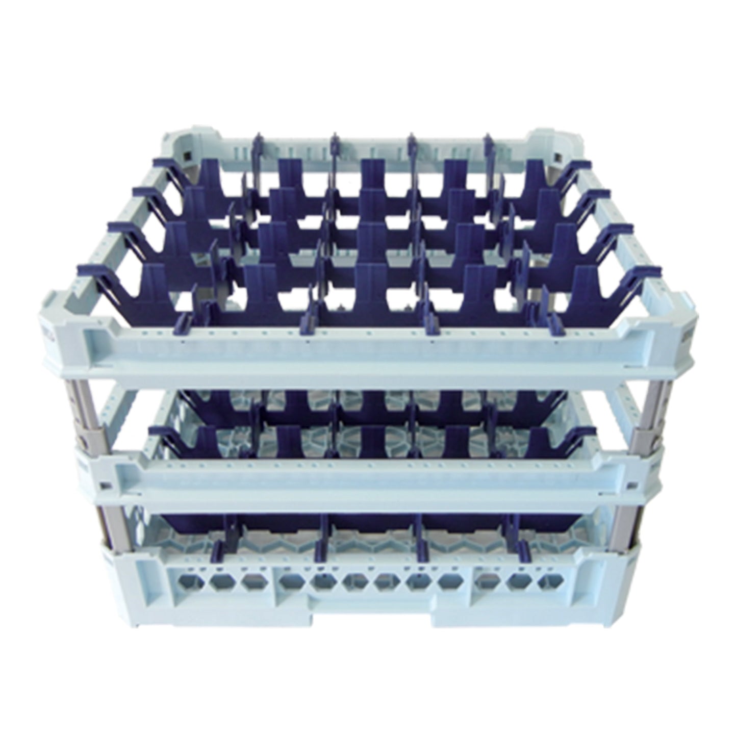 Cesta X Bicchieri 25 Scomp.Blu Kit4 5X5