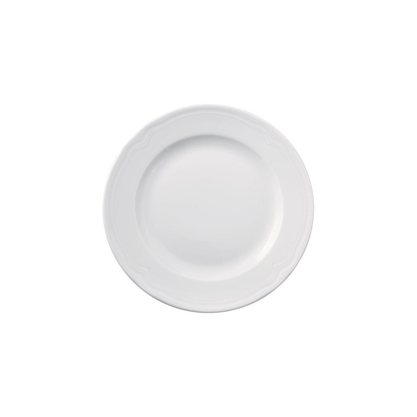 Piatto Pane Venice Bianco Ø Cm.18 - Confezione da 12 Pz.