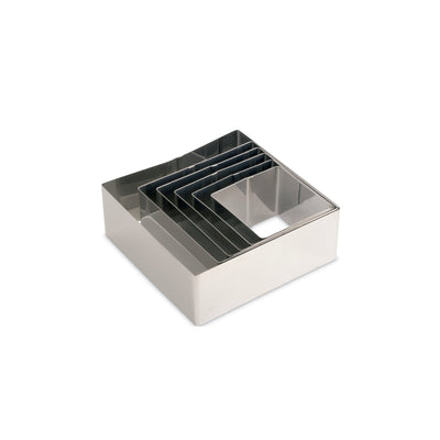 Anello Conf.6 Pz Quadro Inox