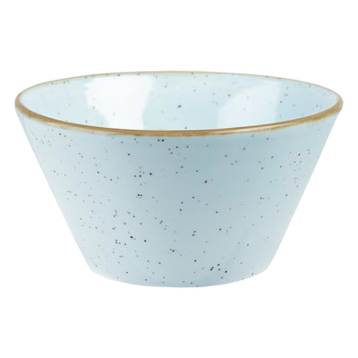 Coppetta Svasata Stonecast Azzurro Puntinato Cm.12,1x6,5 Cl.34 - Confezione da 12 Pz.