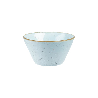 Coppetta Svasata Stonecast Azzurro Puntinato Cm.8x4 Cl.9 - Confezione da 12 Pz.