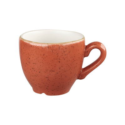 Tazza Caffè Stonecast Arancio Mattone Puntinato Cl.10