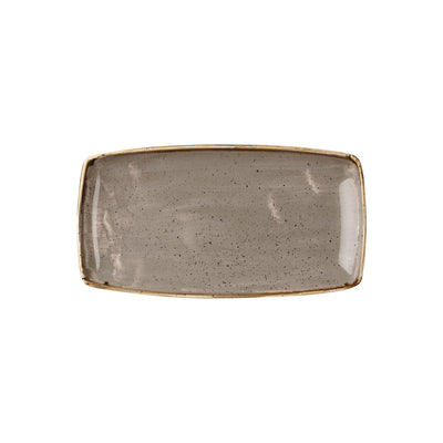 Vassoio Rettangolare Stonecast Grigio Puntinato Cm.29,5x15 - Confezione da 12 Pz.