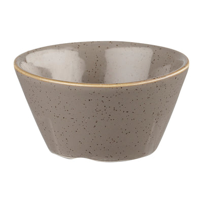 Coppetta Svasata Stonecast Grigio Puntinato Ø Cm.12,1x6,5 Cl.34 - Confezione da 12 Pz.