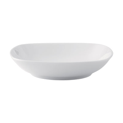 Piatto Fondo Mimoza Bianco Cm. 18x18 - Confezione da 12 Pz.