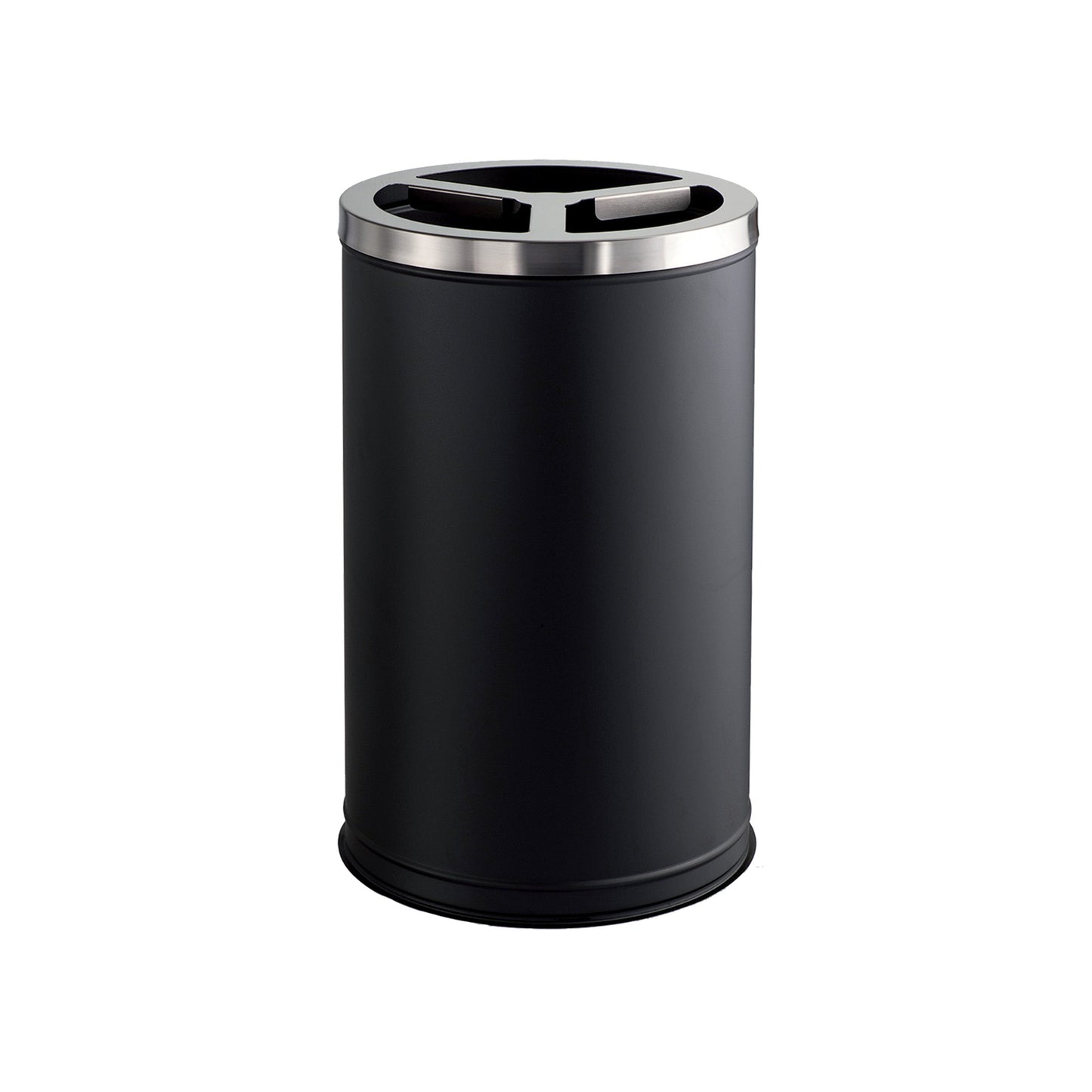 Bidone New Station Nero C/T Inox 790830