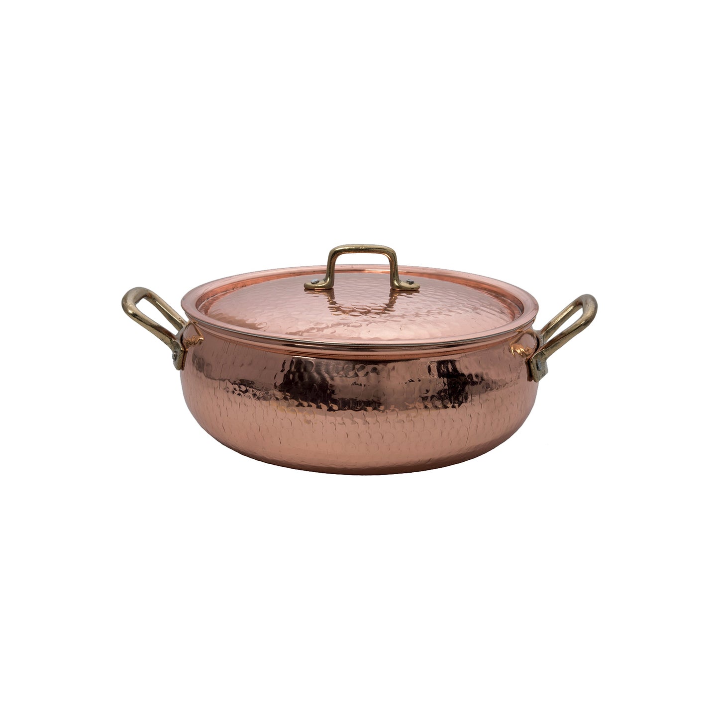 Casseruola Bombata Rame Cm.14 C/C+++0201