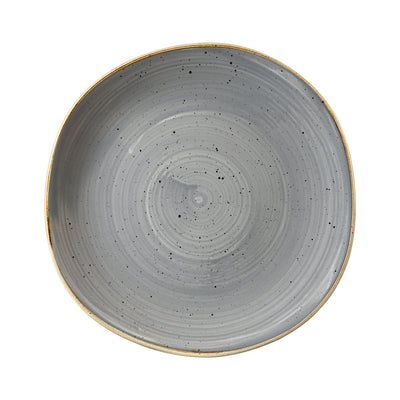 Piatto Frutta Grigio Stonecast Trace Ø Cm.21 - Confezione da 12 Pz.