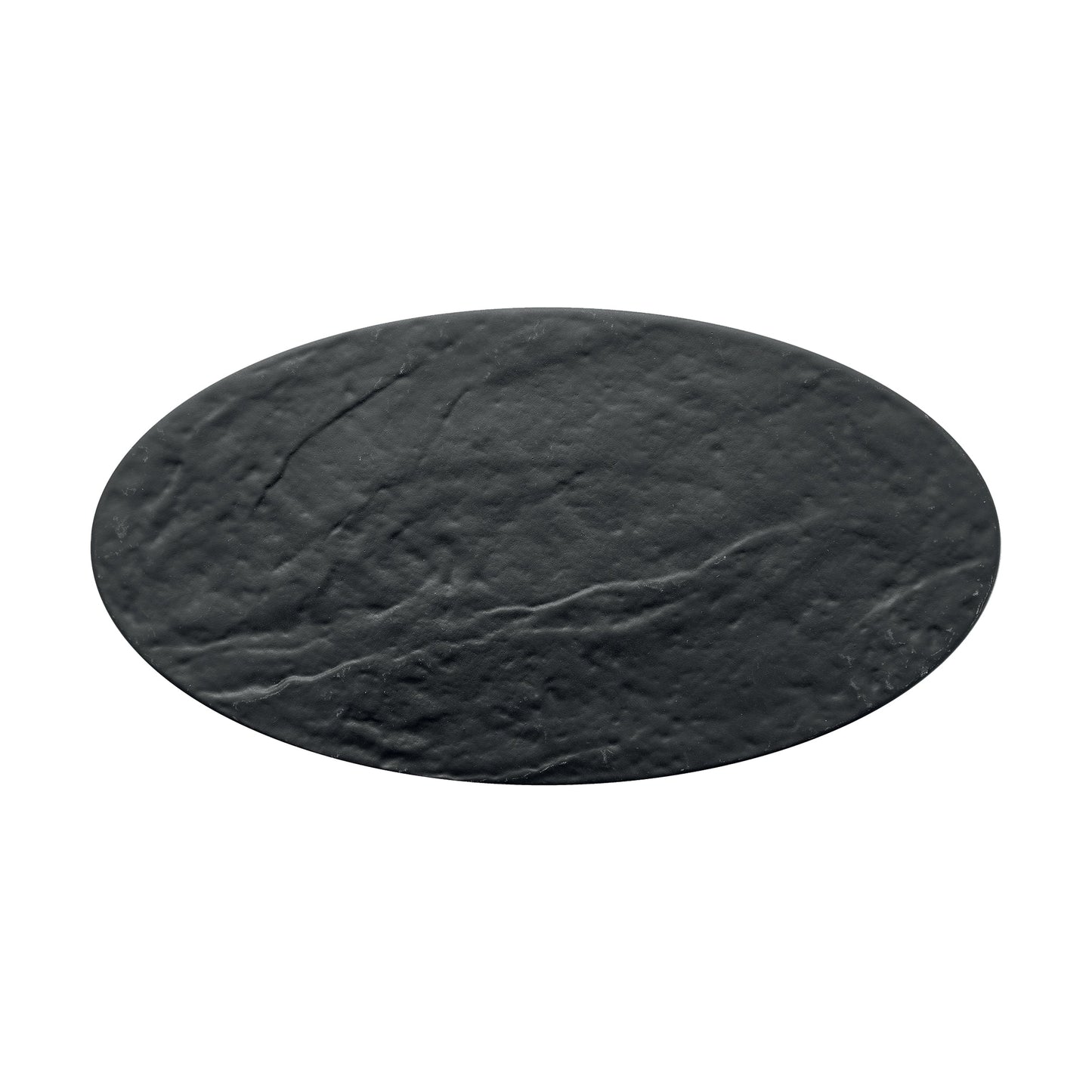 Vass.Oval.Eff.Pietra 33X17 Nero 70168B