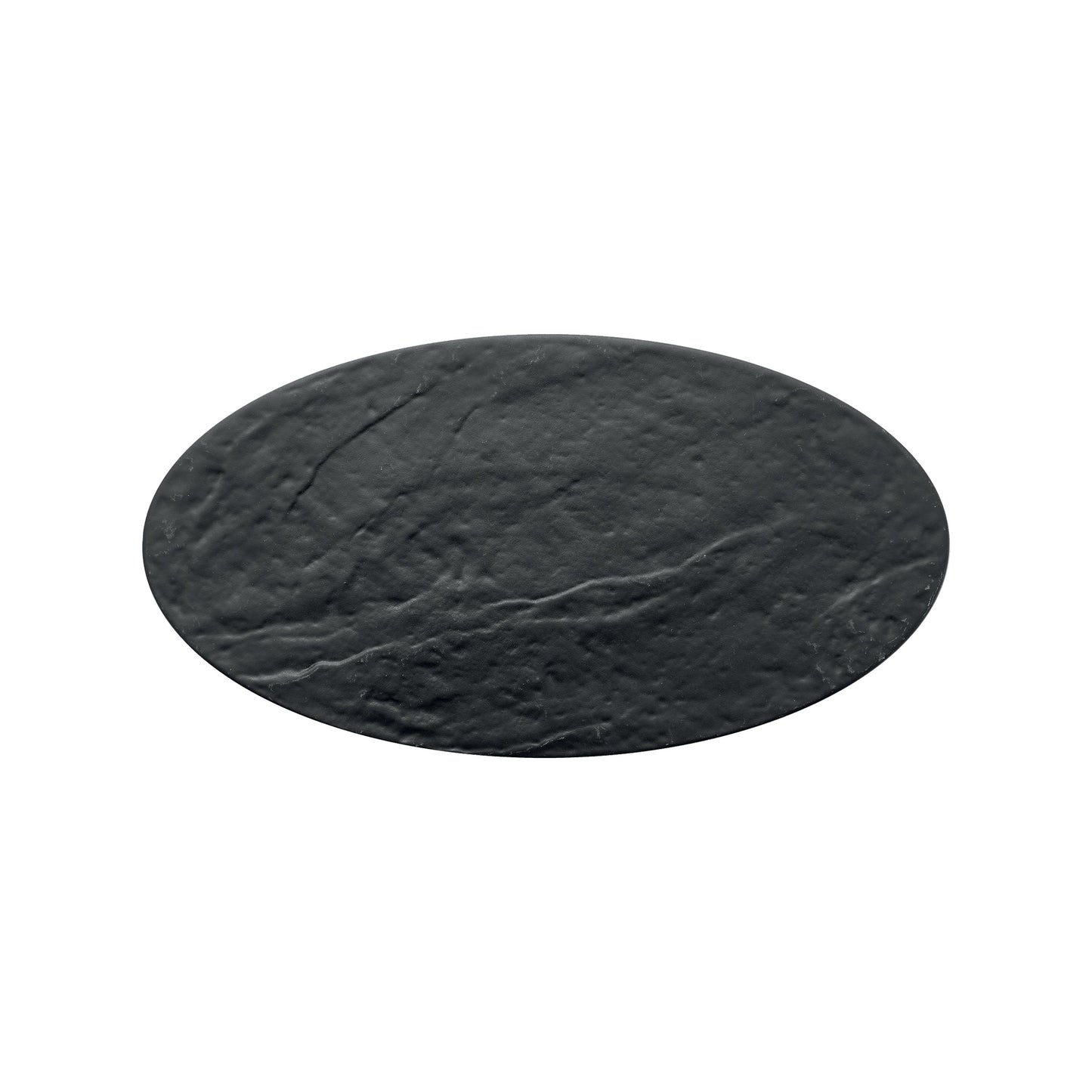 Vass.Oval.Eff.Pietra 28X15 Nero 70169B