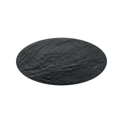 Vass.Oval.Eff.Pietra 28X15 Nero 70169B