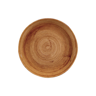 Piatto Frutta Stonecast Patina Rame Ø Cm.21,7 - Confezione da 12 Pz.