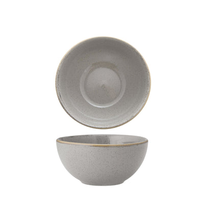 Coppetta Stonecast Grigio Puntinato Ø Cm.13,2 H.6,2 - Confezione da 12 Pz.