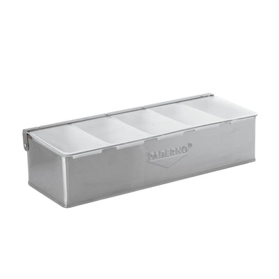 Paderno Cont.5 Scomp.Inox C/C 39X16 H10