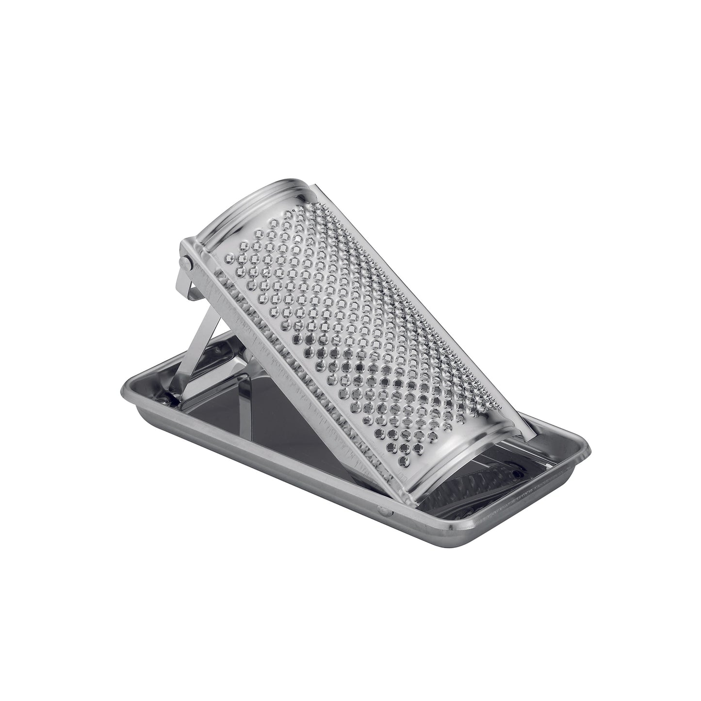 Grattugia Inox Cromata C/Raccoglitore