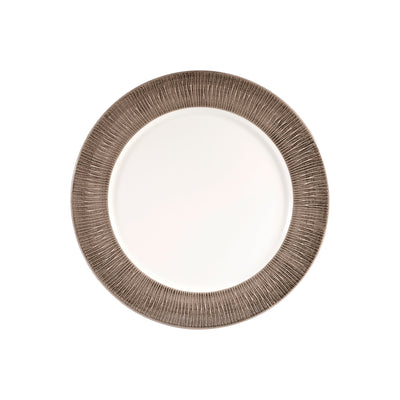 Piatto Piano Bamboo Rilievo Dusk Ø Cm.30,5 - Confezione da 12 Pz.