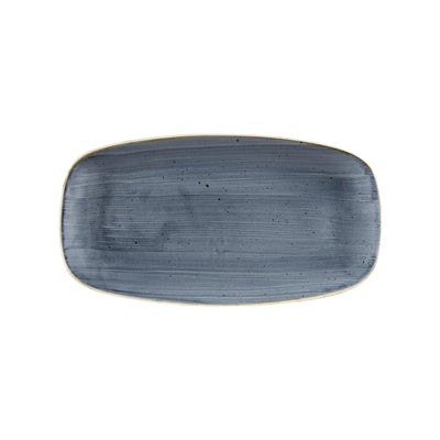 Vassoio Rettangolare Stonecast Blueberry Puntinato Cm.35,5x18,9 - Confezione da 6 Pz.