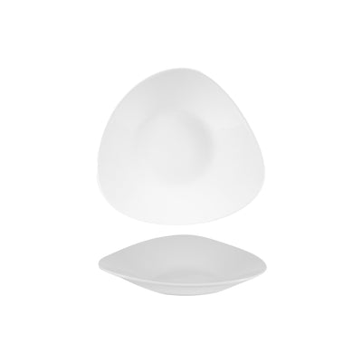 Piatto Fondo/Coppa Chef Triangolare Lotus Cm.27,8x19,8 - Confezione da 12 Pz.