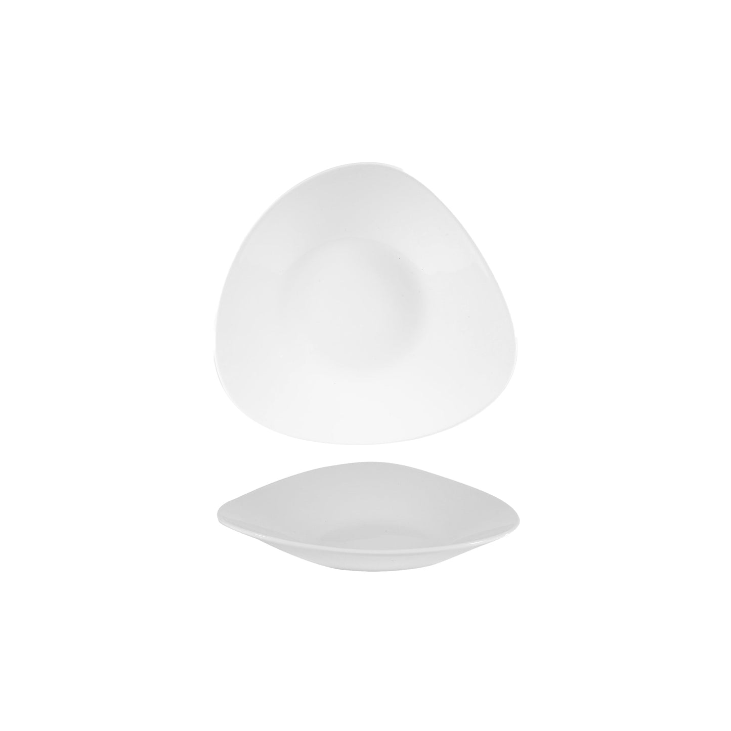 Piatto Fondo/Coppa Chef Triangolare Lotus Cm.23,8x15,8 - Confezione da 12 Pz.