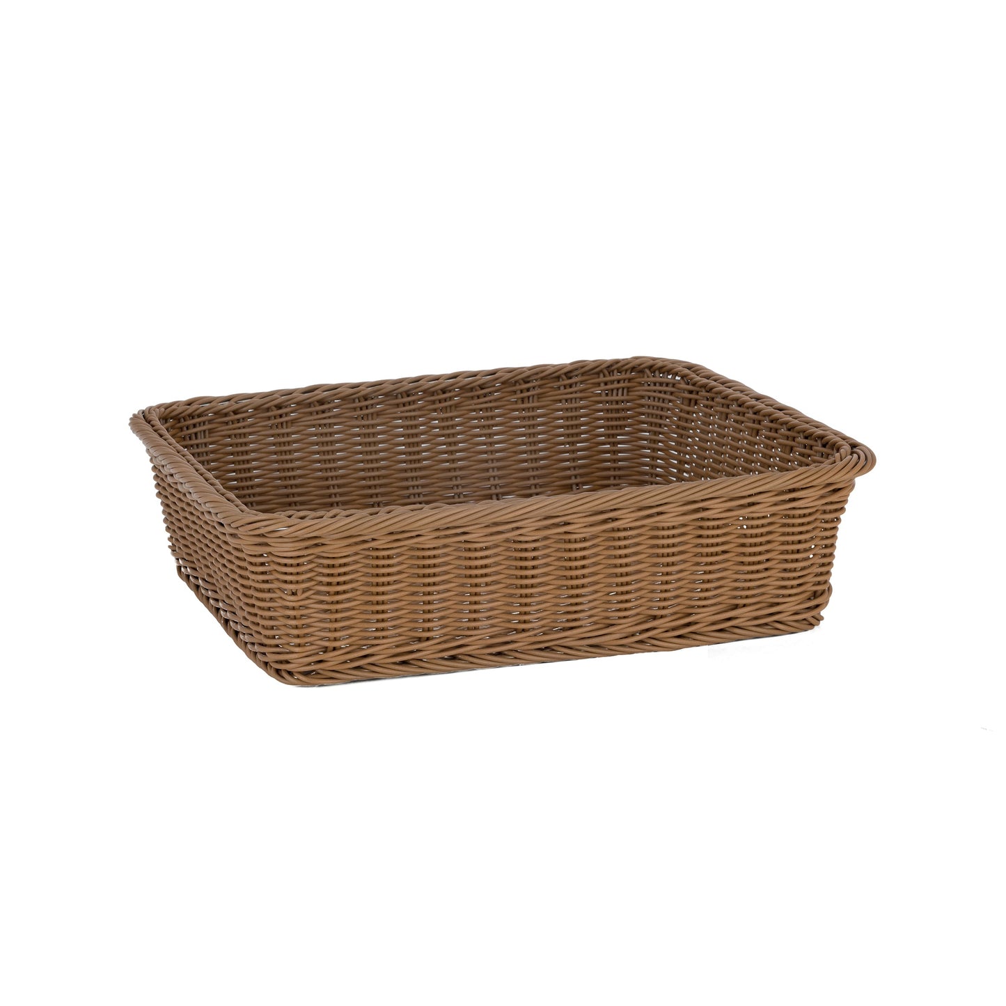 Cesta Pp Rattan Marrone Gn2/3 H10 C04077