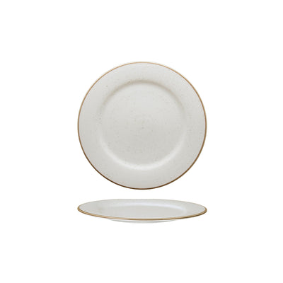 Piatto Frutta Artisan Beige Ø Cm.20,5 - Confezione da 24 Pz.