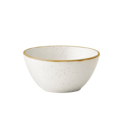 Coppetta Svasata Stonecast Bianco Puntinato Cm.13 - Confezione da 18 Pz.