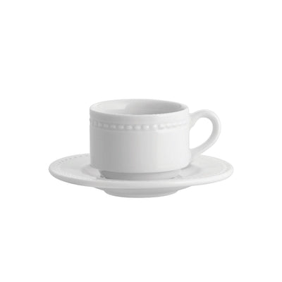 Tazza Colazione Impilabile Perla Cl.26 Ø Cm.8,9 H.6,7 - Confezione da 12 Pz