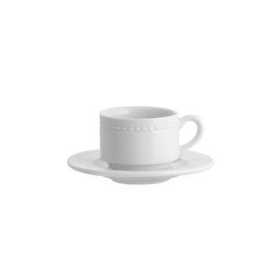 Tazza Caffe' Impilabile Perla Cl.9 Ø Cm.6,6 H.5 - Confezione da 12 Pz.