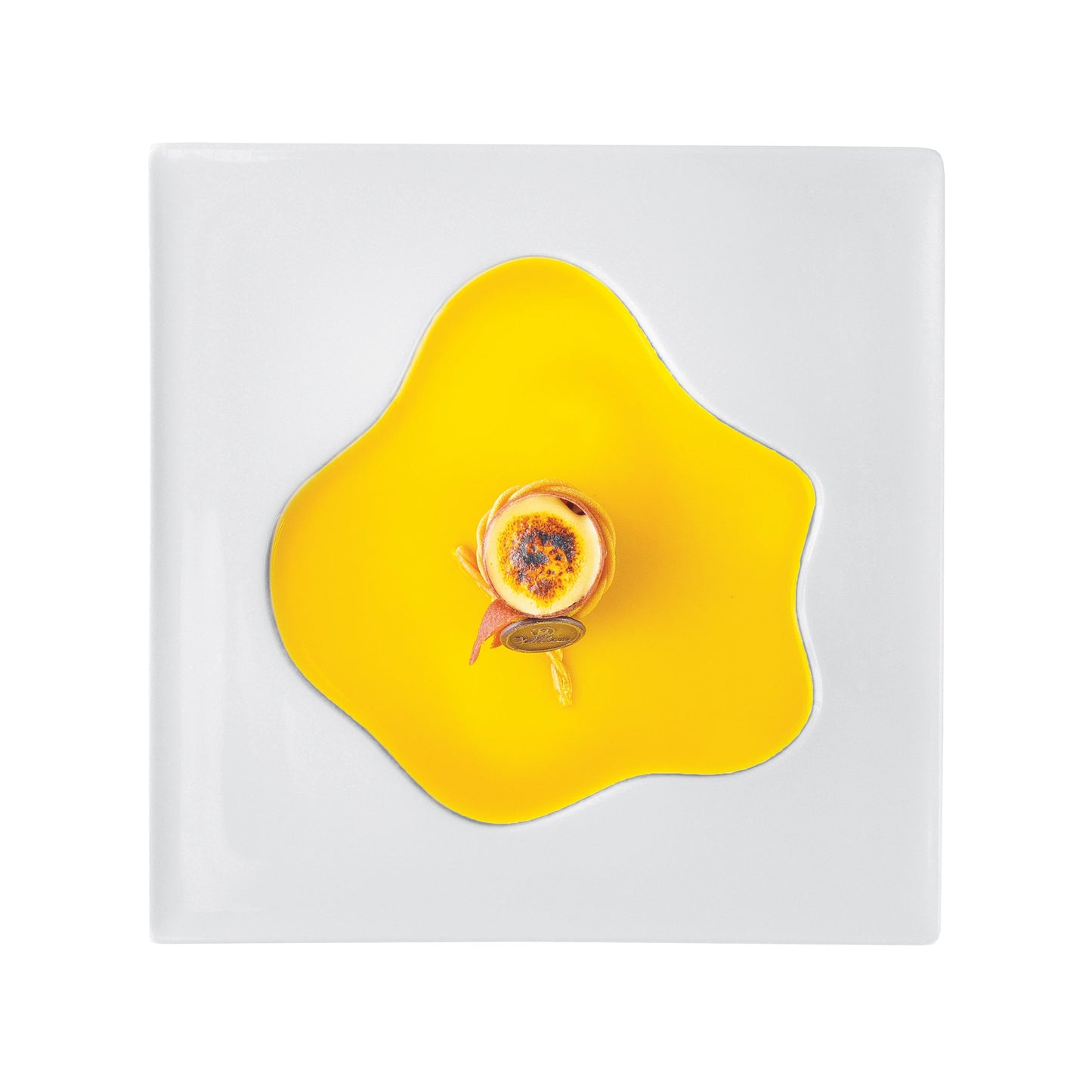 Piatto Presentazione Lake Quadrato Chefs Collection Cm.26x26 - Confezione da 6 Pz.