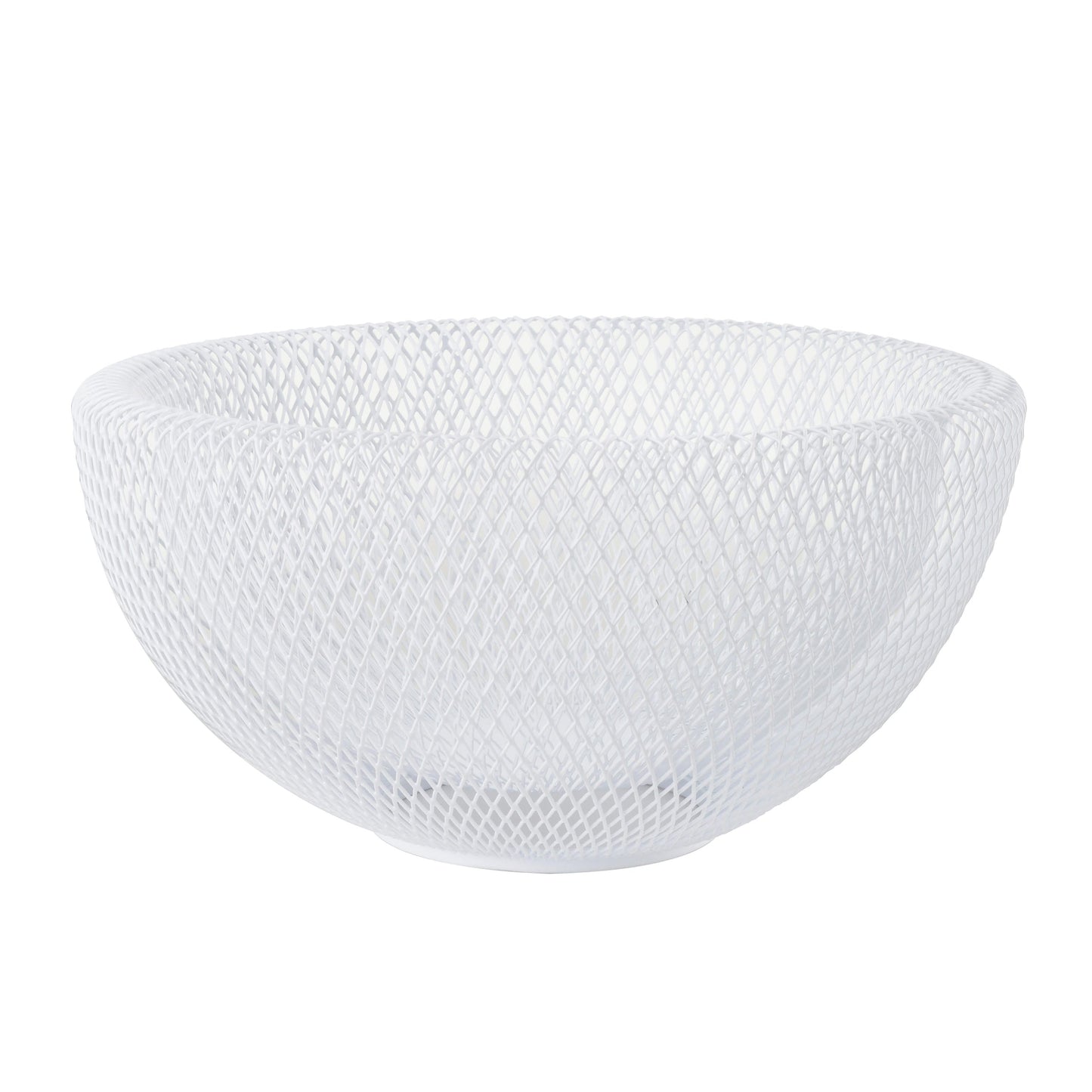 Cestino Filo Doppio Bianco Cm29,5 H15