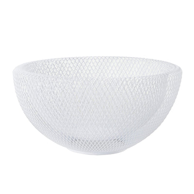 Cestino Filo Doppio Bianco Cm29,5 H15