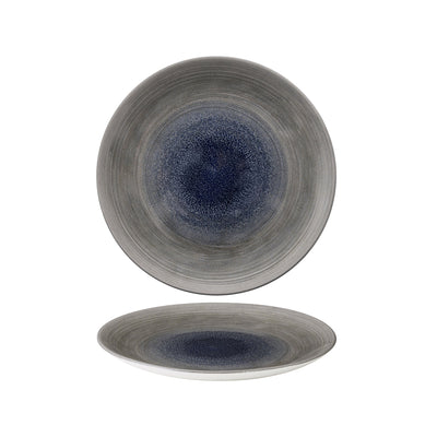 Piatto Frutta Stonecast Aqueous Grigio Ø Cm.21,7 - Confezione da 12 Pz.