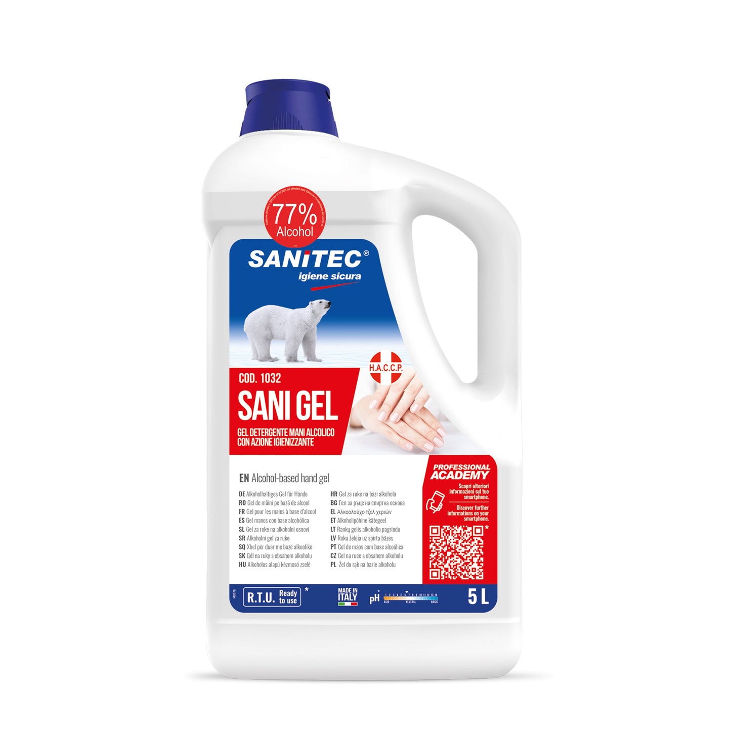 Sn Gel Alcolico Sani Gel Lt.5 +++ 158124