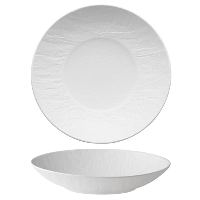 Erosion Bianco Piatto Gourmet 27