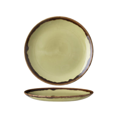 Piatto Frutta Harvest Verde Ø Cm.21,7 - Confezione da 12 Pz.