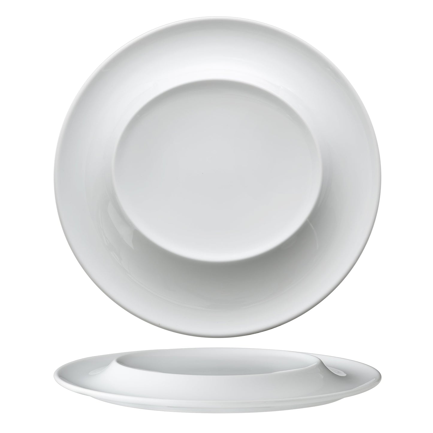 Piatto Presentazione Chefs Collection Ø Cm.30 Interno Cm.18,8x16,8 - Confezione da 2 Pz.