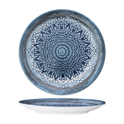 Piatto Piano Blue Voyage Ø Cm.27 - Confezione da 12 Pz.