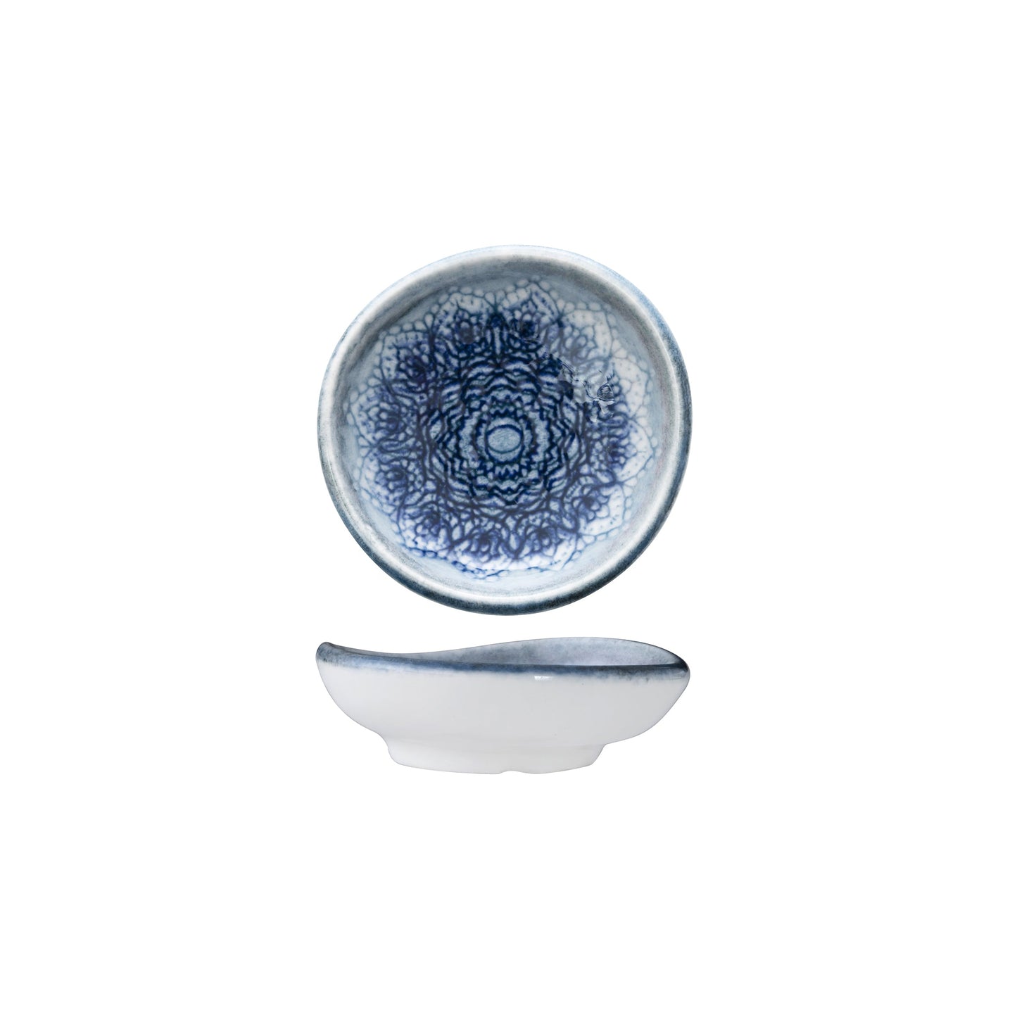 Coppetta Tonda Blue Voyage Ø Cm.8 - Confezione da 12 Pz.