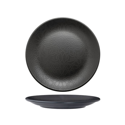 Piatto Frutta Black Matt Ø Cm.21 - Confezione da 12 Pz.